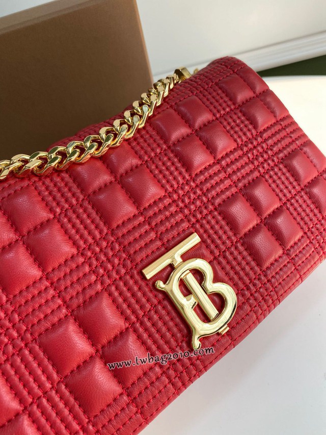 Burberry專門店新款羊皮小號TB蘿拉包 巴寶莉羔羊皮單肩斜挎女包 yxb1213